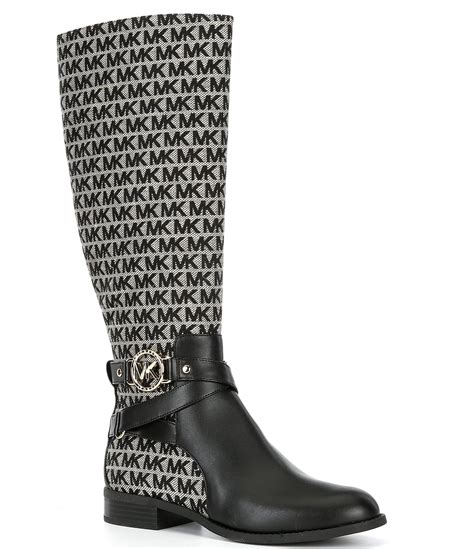 michael kors riding boots amazon|Michael Kors kara bootie.